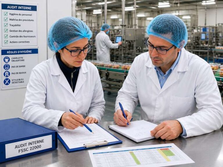 Audit interne FSSC 22000 en industrie agroalimentaire