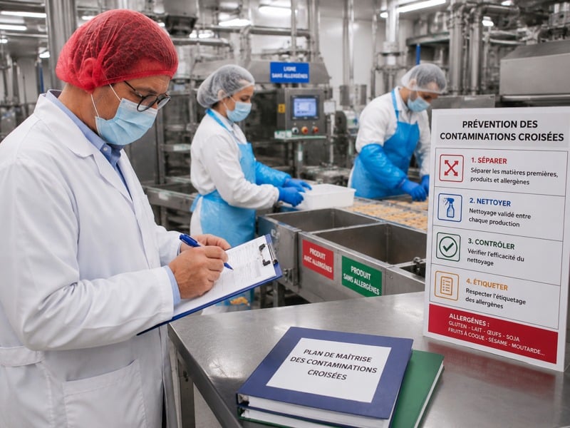 Prévention des contaminations croisées en industrie agroalimentaire