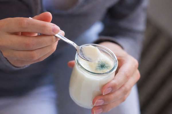 contamination moisissures agroalimentaire sur yaourt en surface