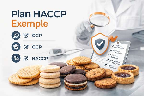 contrôle qualité de biscuits en production dans une démarche HACCP agroalimentaire