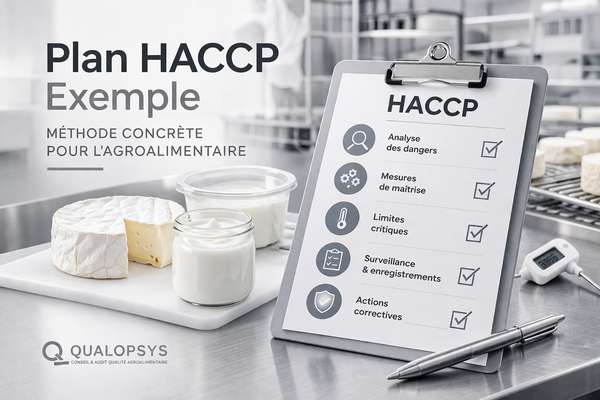 plan HACCP exemple en agroalimentaire avec identification des dangers et maîtrise des points critiques