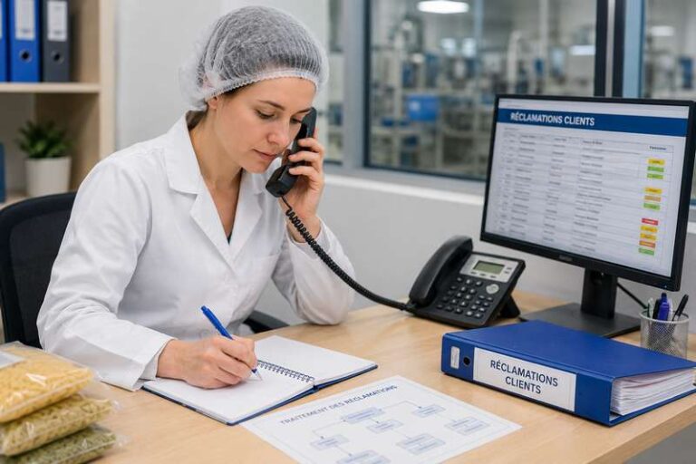 Traitement d’une réclamation client en industrie agroalimentaire