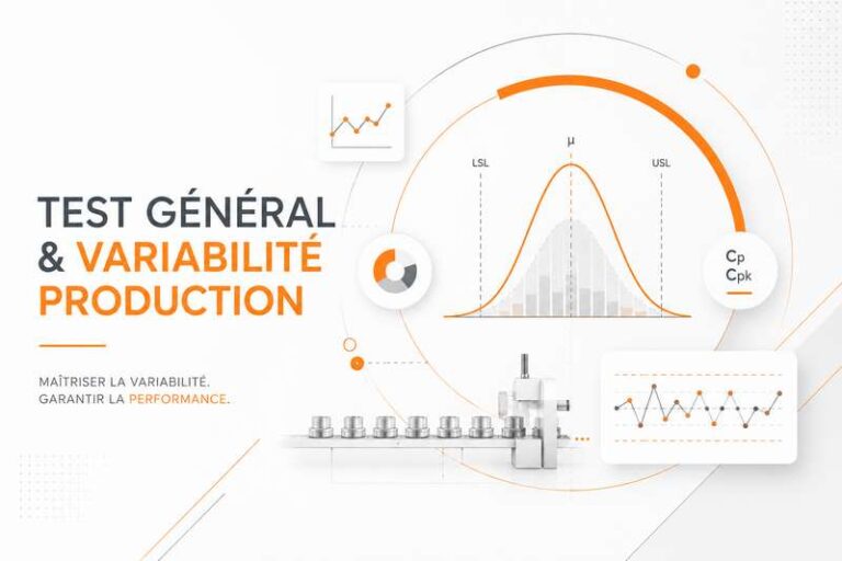 Test général de variabilité de production avec analyse SPC et maîtrise statistique des procédés en agroalimentaire